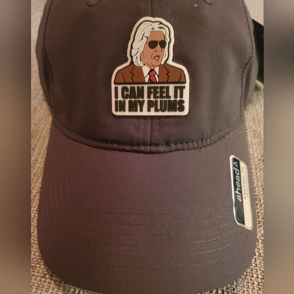 East Bound & Downtown "I Can Feel It In My Plums" baseball style cap